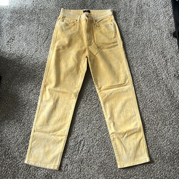 7 for all mankind yellow denim - Picture 3 of 6